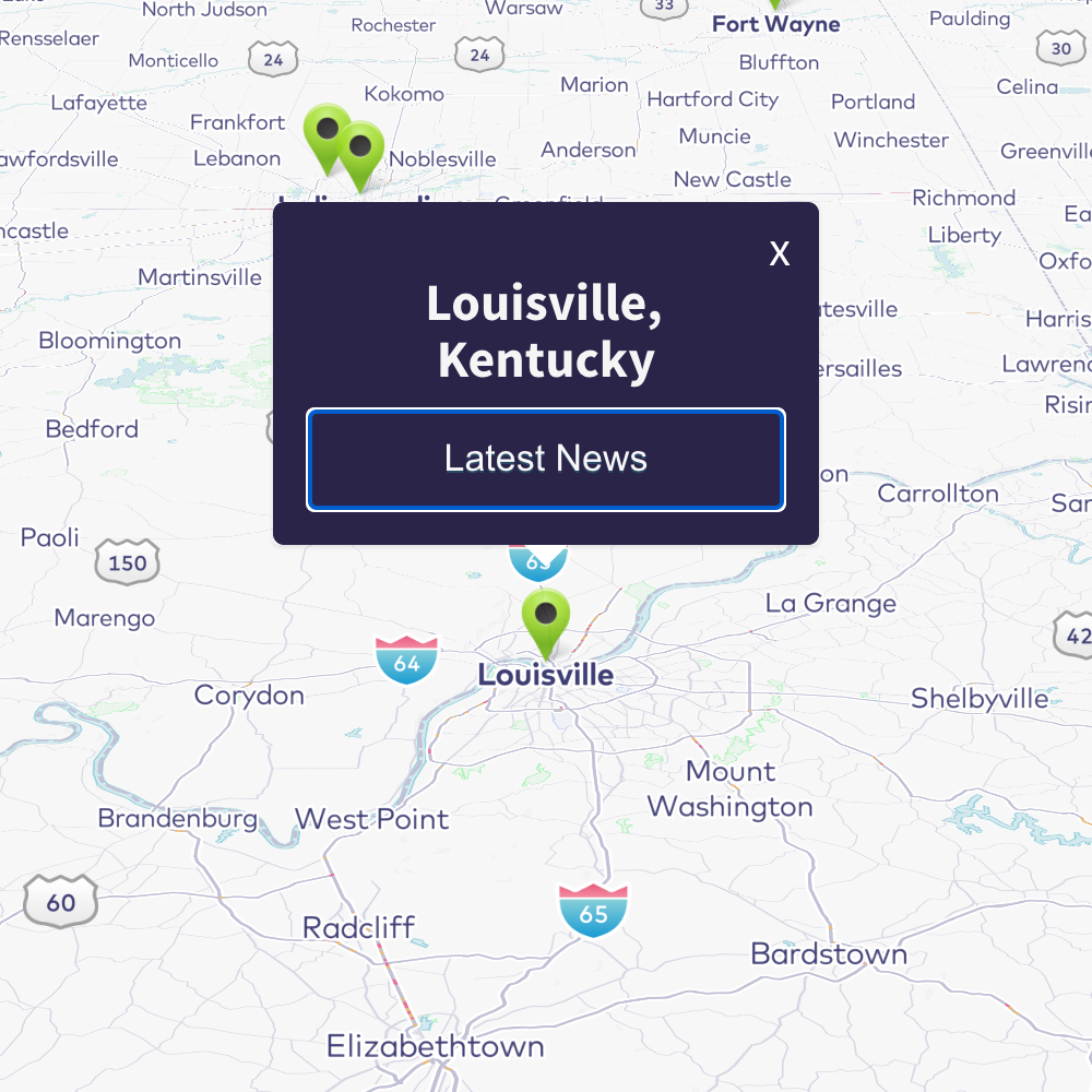 screenshot of a newsmap